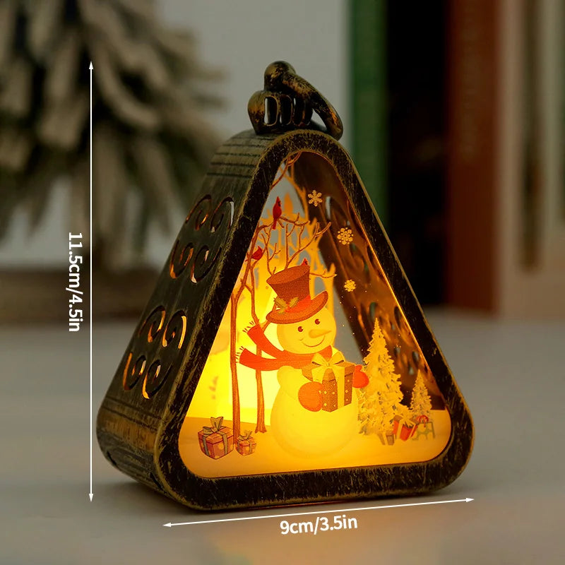 Festive Christmas Light Lanterns for Holiday Decor - Image 13