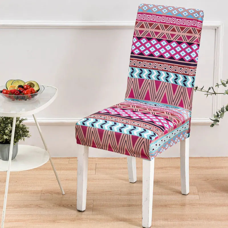 Festive Elastic Chair Covers for Holiday Cheer - Image 7
