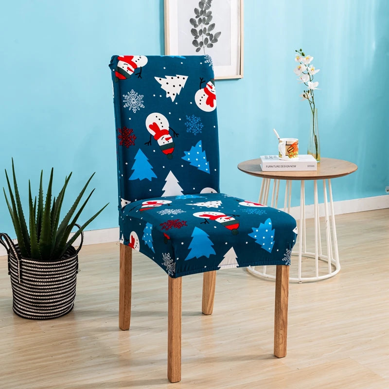 Festive Stretch Chair Covers for Holiday Dining - Image 24