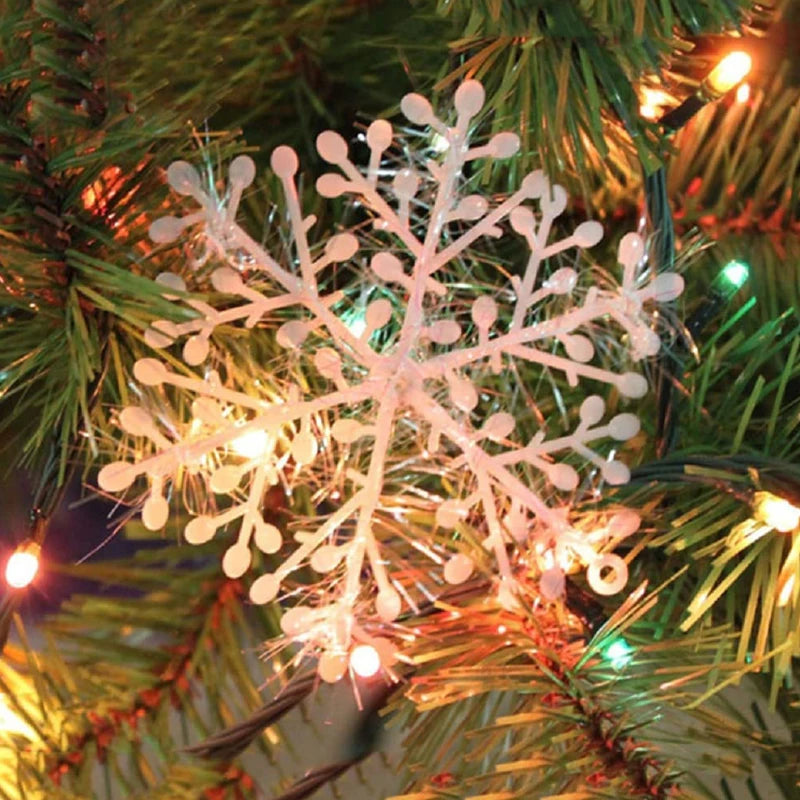 30Pcs White Snowflake Hanging Christmas Ornaments - Image 14