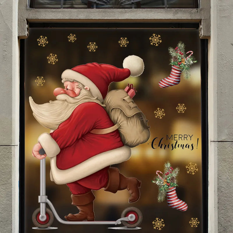Festive Snowflake Wall Decals for Christmas Charm - Image 3