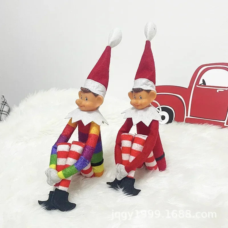 Charming Red Elf Doll for Festive Christmas Decor - Image 4