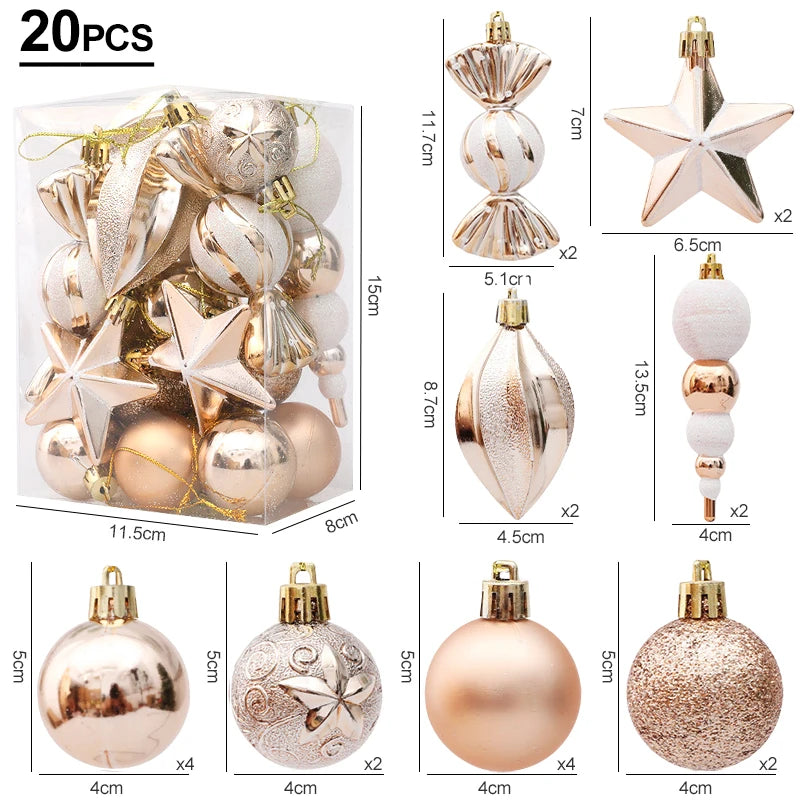 Charming Red Candy Cane Christmas Tree Ornaments Set - Image 10