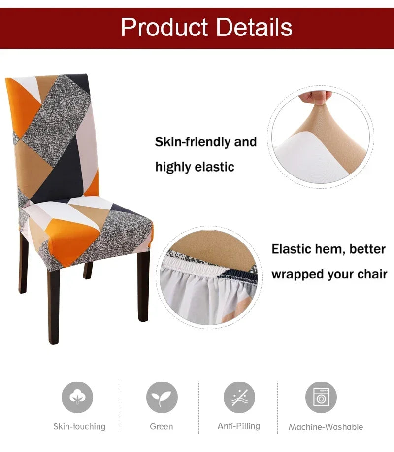 Festive Stretch Chair Covers for Christmas Dining - Image 15