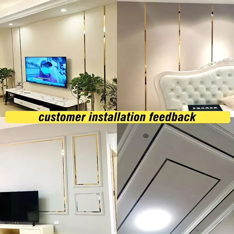 3 Meter Self-Adhesive 3D Mirror Decorative Strips - Image 5