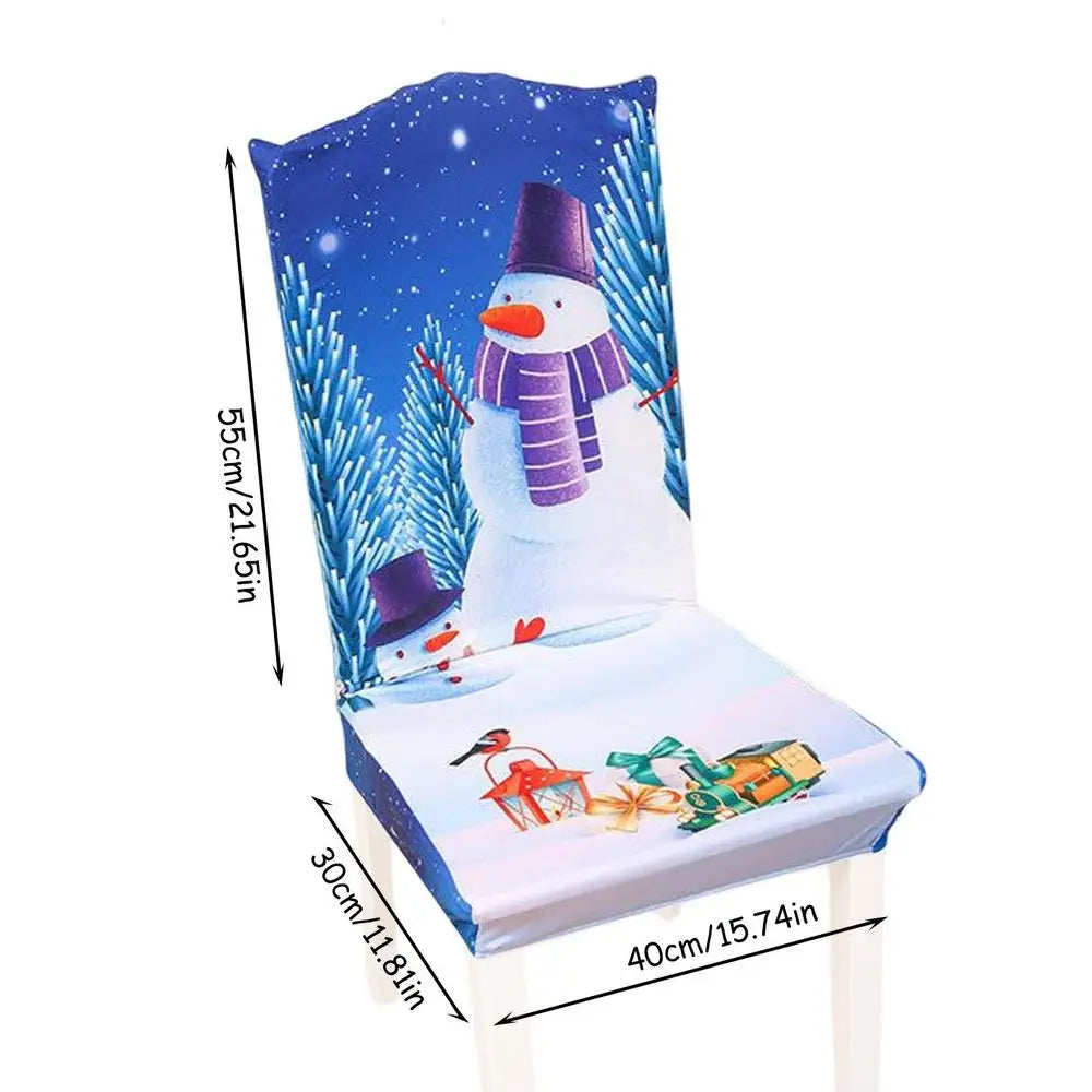 Festive Reusable Christmas Chair Covers - Soft & Stylish - Image 16