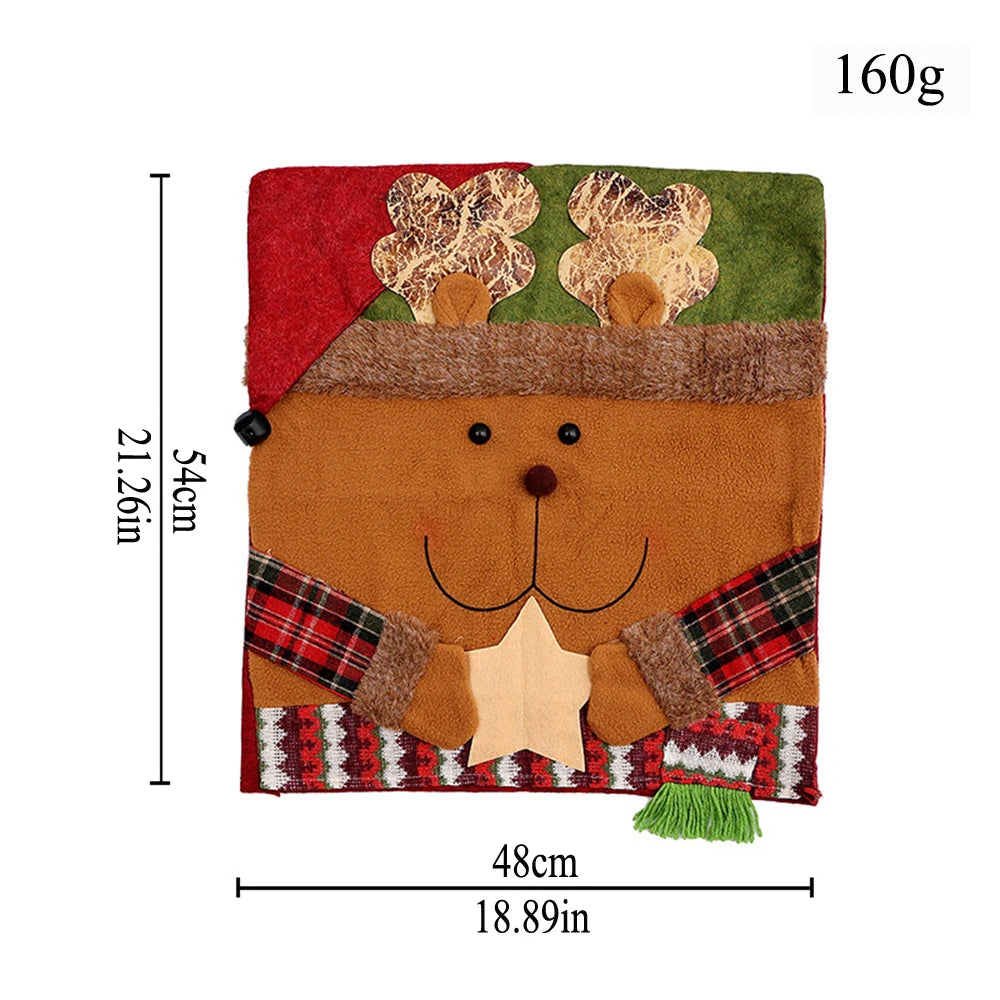 Festive Christmas Chair Covers: Snowmen & Santa - Image 6