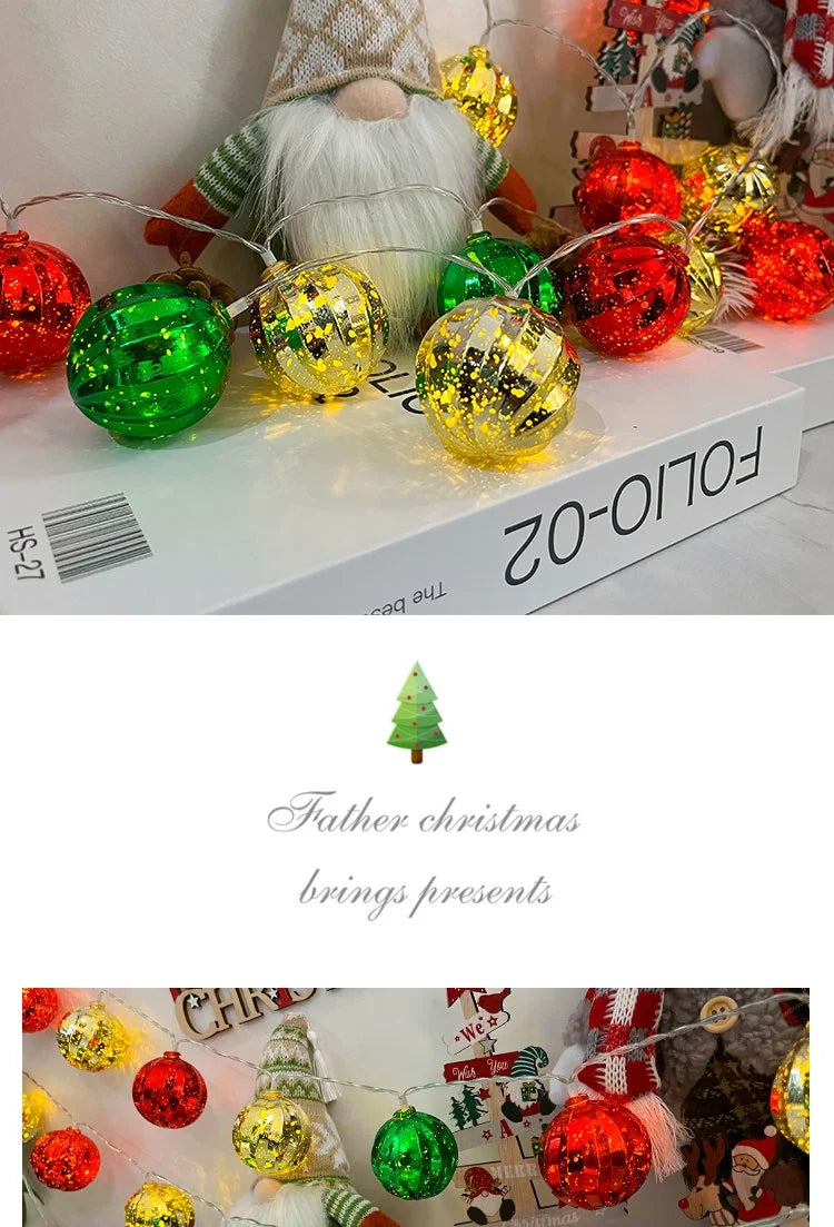 Enchanting Battery-Operated Star Snowflake LED Lights - Image 31