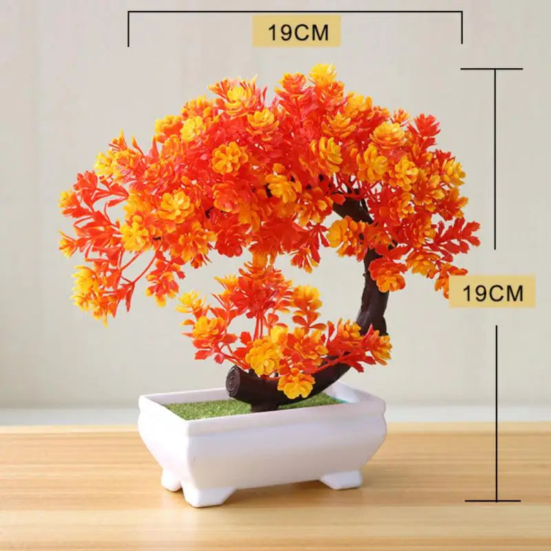 Charming Mini Sakura Snowball Potted Plant Décor - Image 11