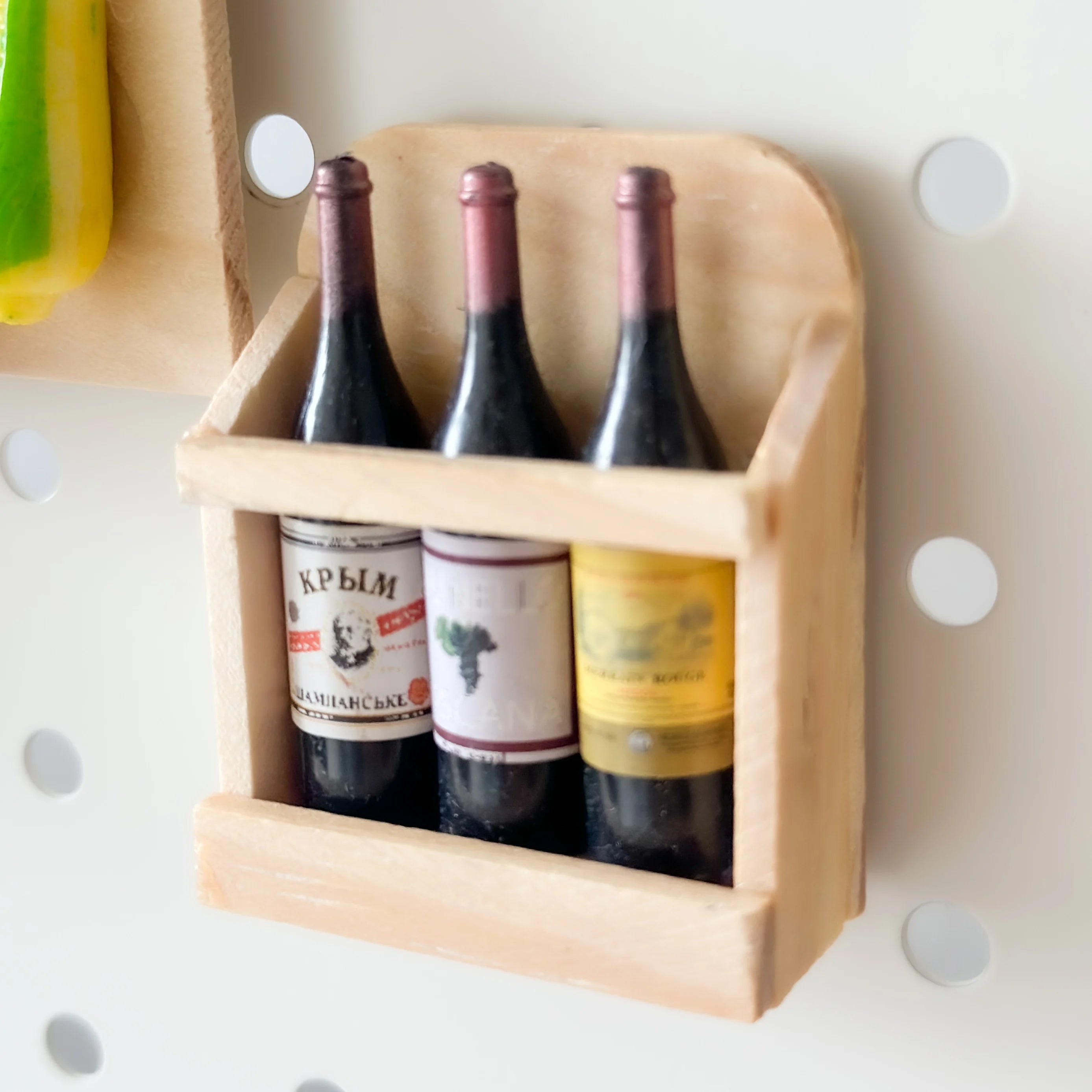 Charming Christmas 3D Wooden Wine Bottle Magnets - Image 22