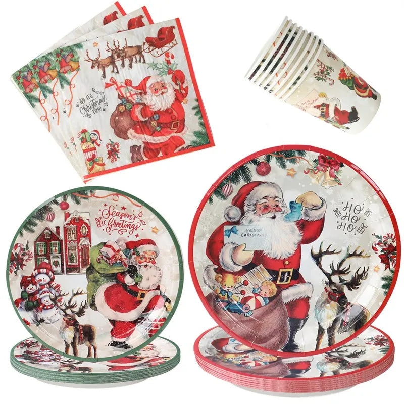 Festive Christmas Paper Tableware for Holiday Cheer - Image 11