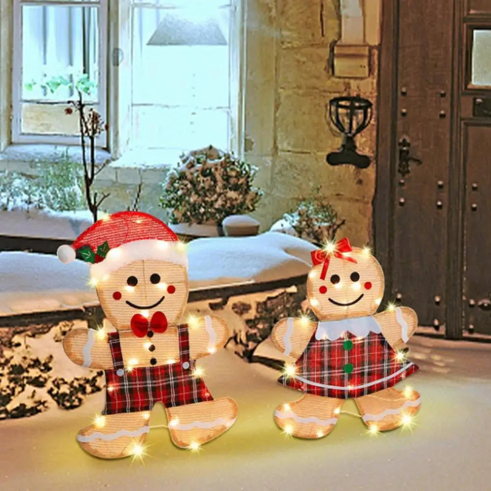 Festive LED Gingerbread Man Inflatable Decor - Image 13