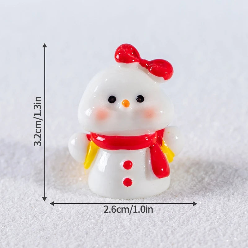 Charming Mini Santa Snowman Christmas Ornaments - Image 19