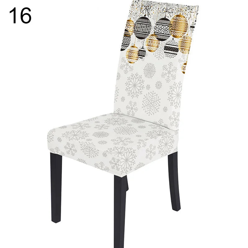 Festive Santa & Snowman Christmas Chair Covers - Image 28