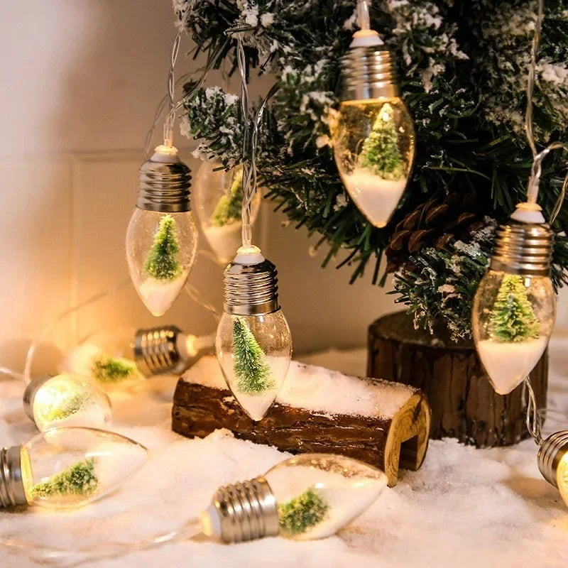 Charming Santa Claus LED String Lights for Christmas - Image 6