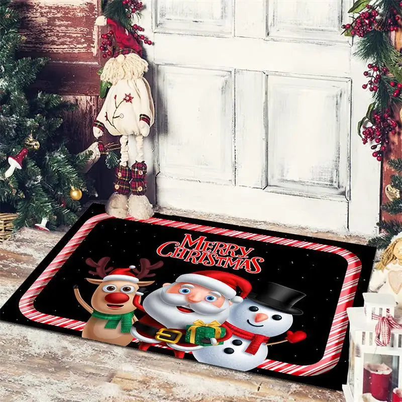 Festive Anti-Slip Christmas Floor Mat - Holiday Decor - Image 6