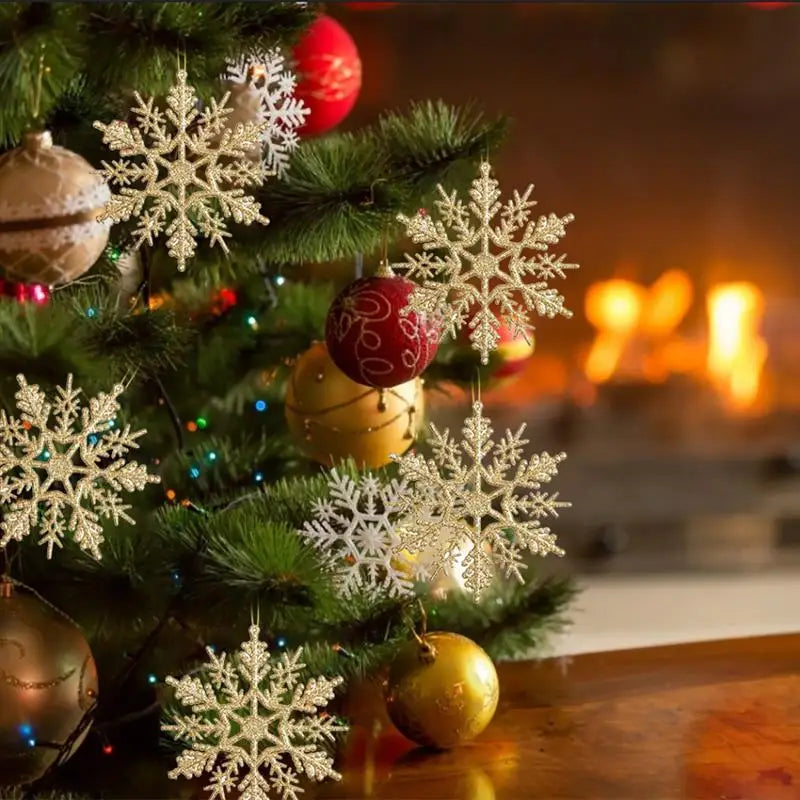 24pcs Snowflakes for Festive Holiday Decor - Image 14