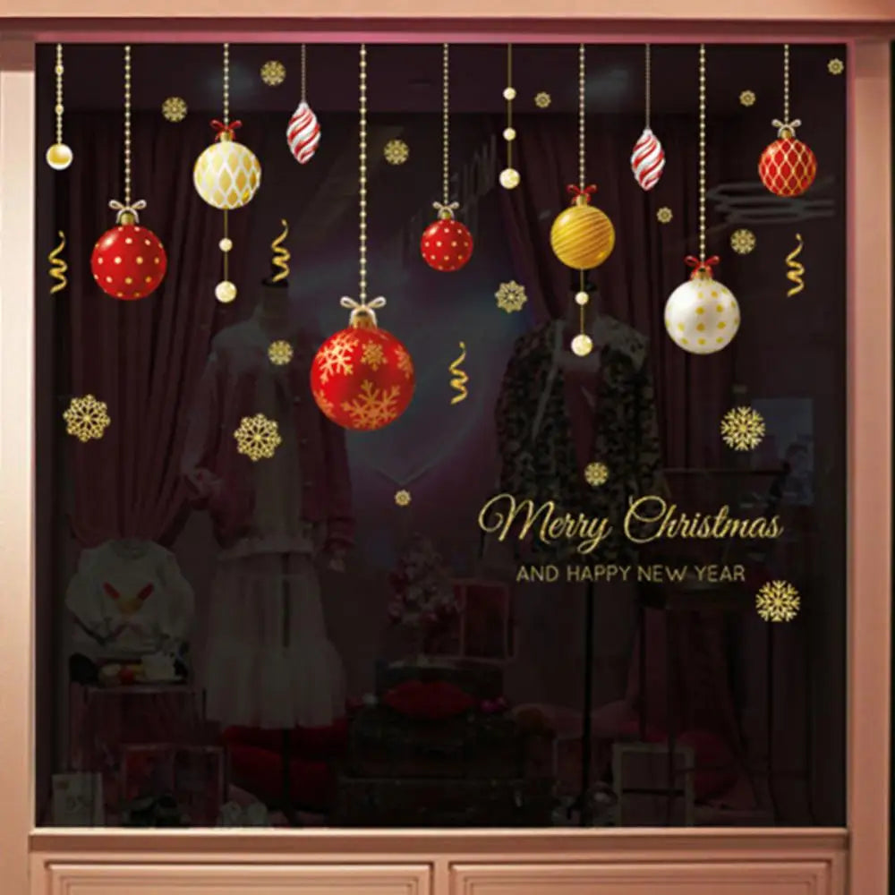 Reusable Christmas Snowflake Window Stickers - PVC - Image 5