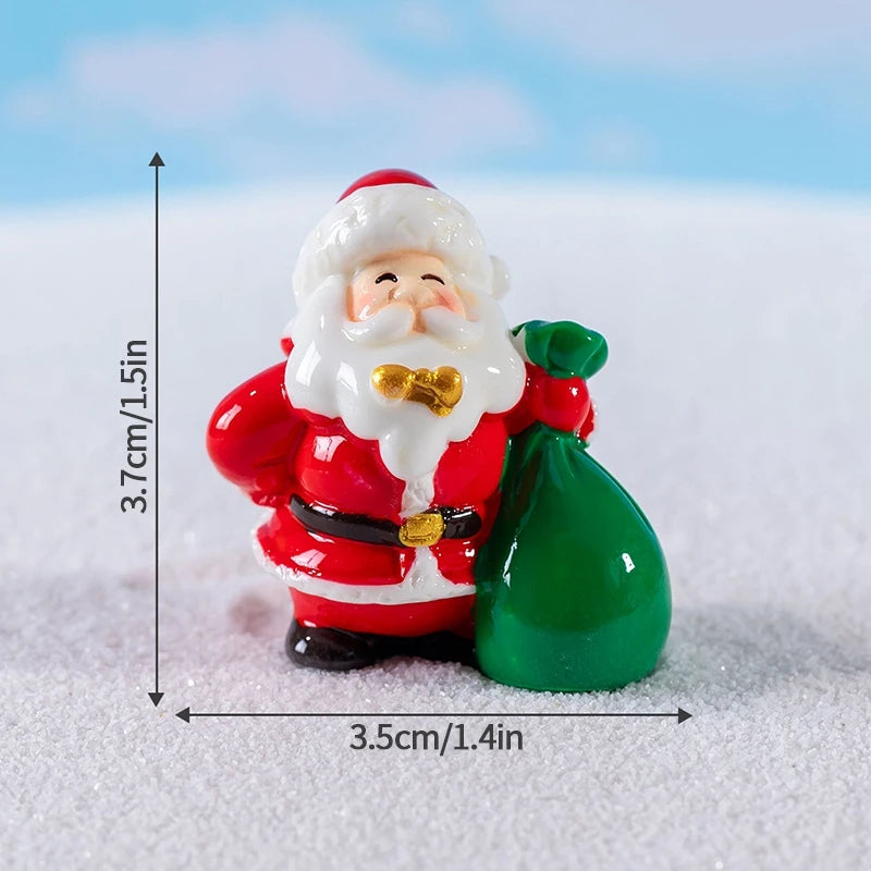 Charming Mini Santa Snowman Christmas Ornaments - Image 26