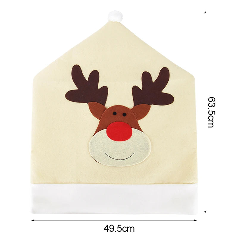 Charming Snowman & Santa Chair Covers for Christmas - Image 8