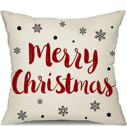 Charming Red Christmas Pillow Covers for Cozy Decor - Image 2