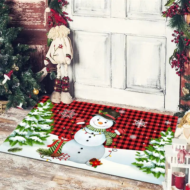 Festive Anti-Slip Christmas Floor Mat - Holiday Decor - Image 7