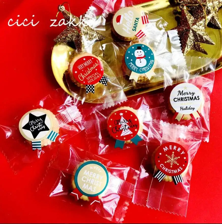 Festive Christmas Advent Calendar Gift Stickers - Image 14