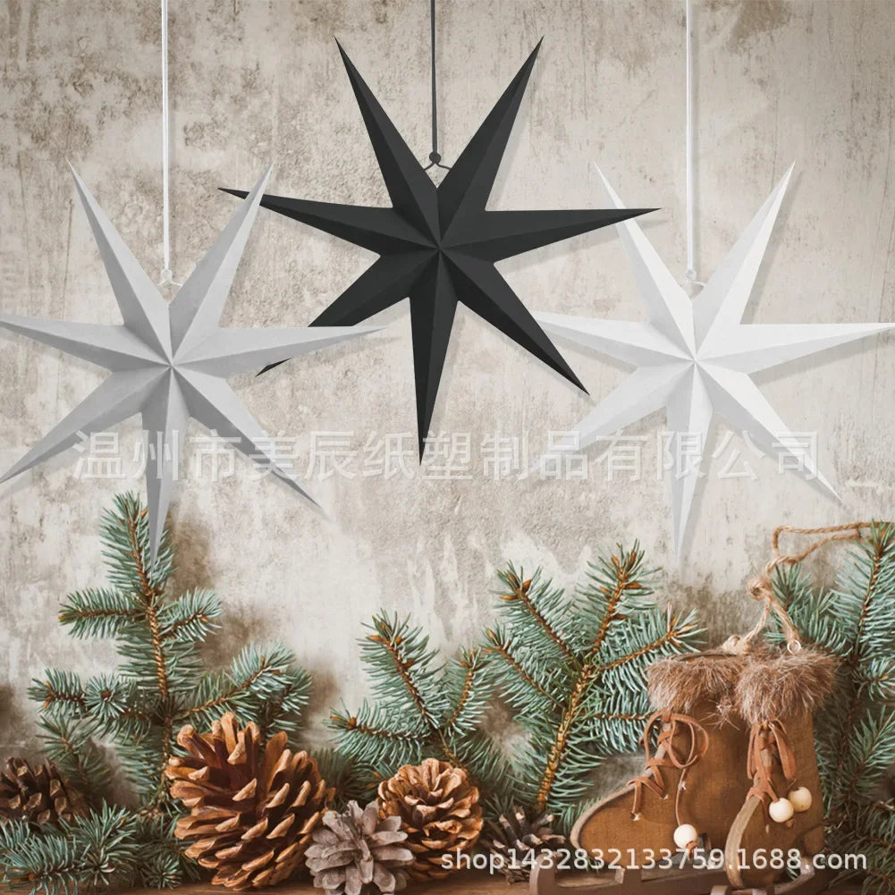 Stunning 9-Pointed Star Christmas Hanging Decor - Image 3
