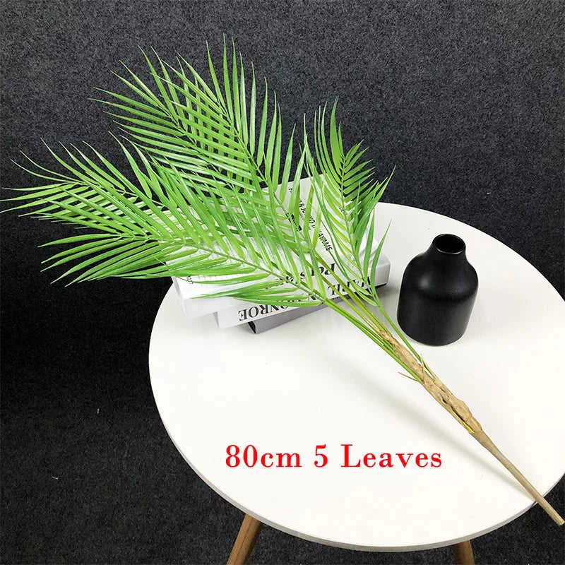 125cm Large Tropical Monstera Palm Plant Decor - Image 6