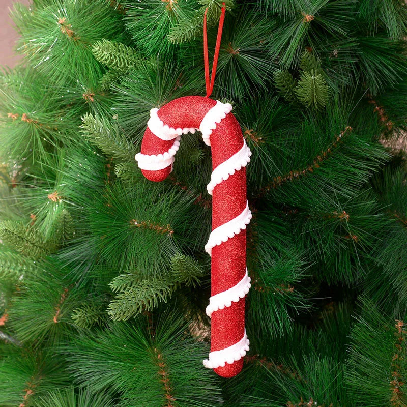 Charming Red & White Candy Cane Ornaments - Image 16