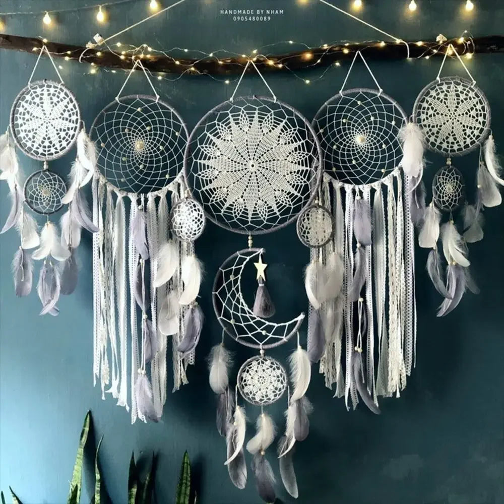 5-Piece Boho Dream Catcher Set for Christmas - Image 8