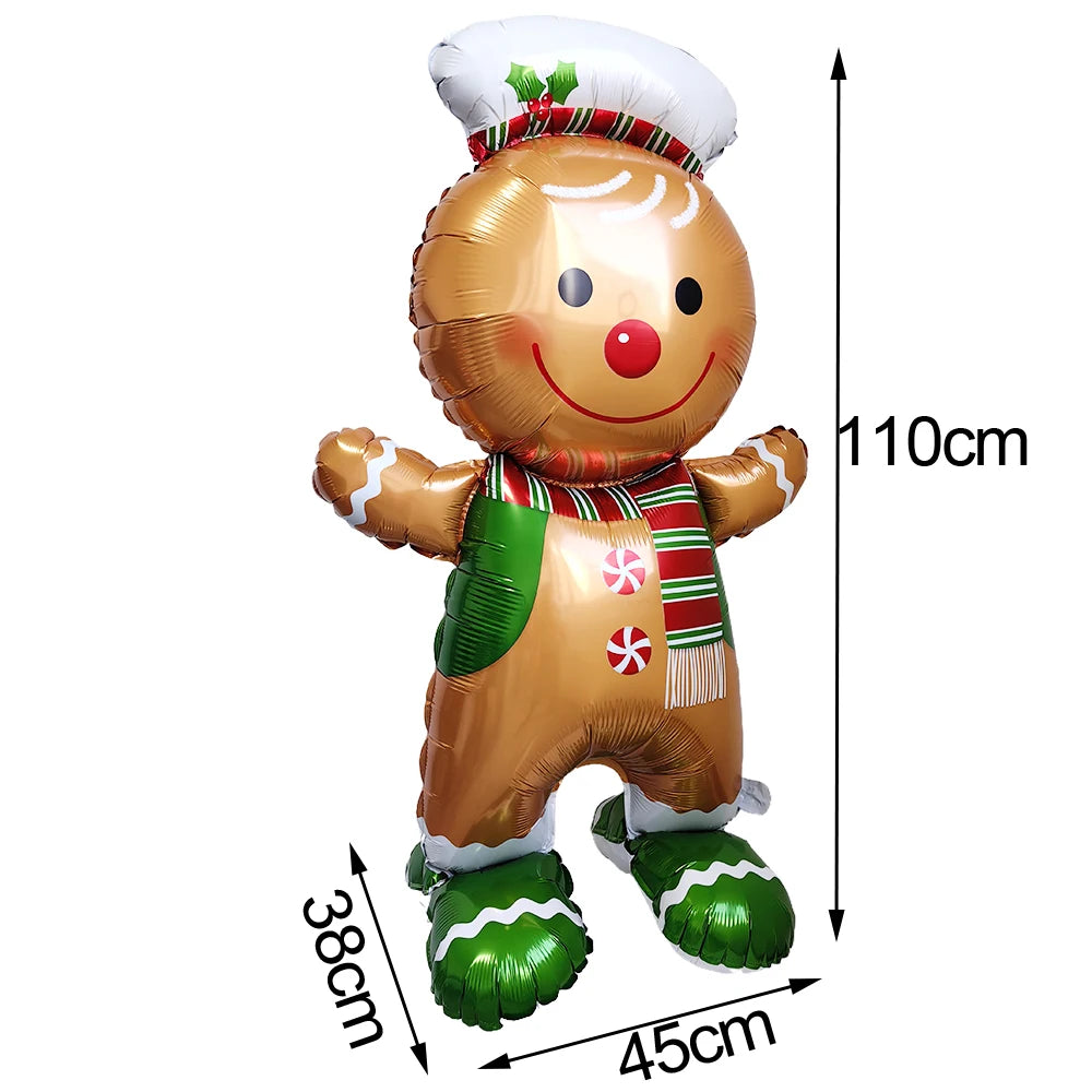 Festive Christmas Balloons: Tree, Santa & Snowman Decor - Image 21