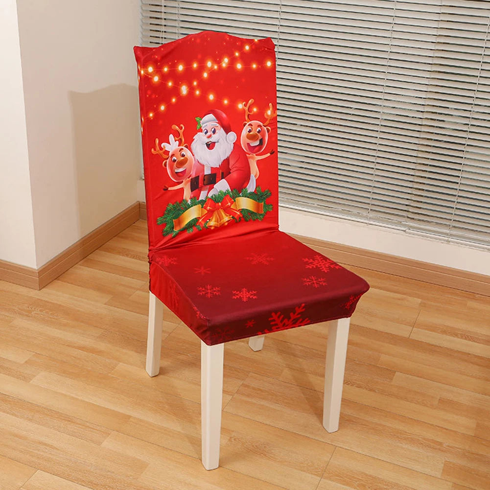 Festive Stretch Christmas Chair Covers - Perfect Decor! - Image 14