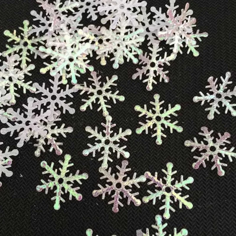 200/300pcs White Snowflake Christmas Tree Ornaments - Image 11