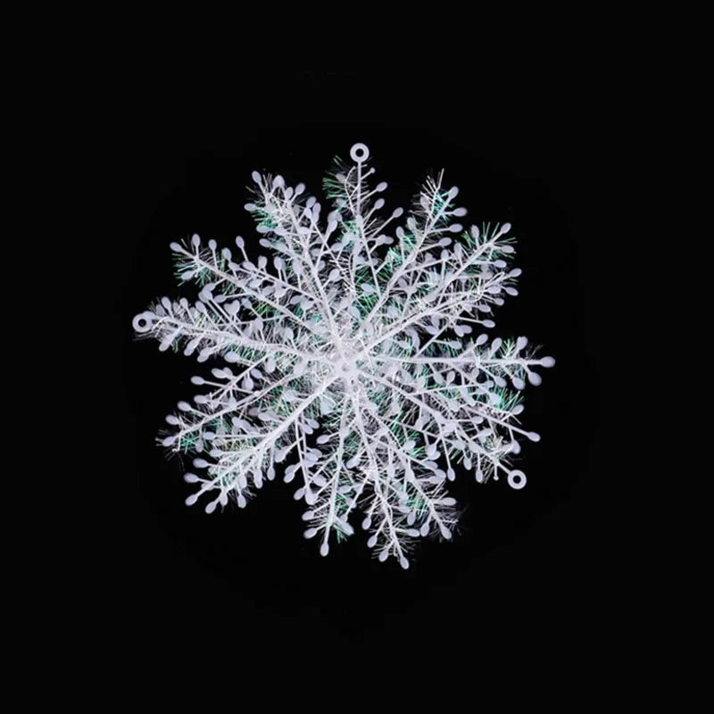 Charming Fluffy White Snowflakes for Holiday Decor - Image 6