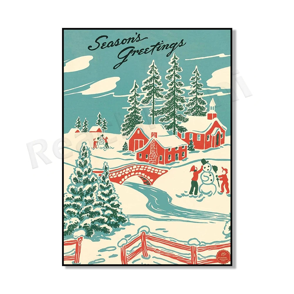 Vintage Santa Christmas Tree Grower's Guide Poster - Image 8