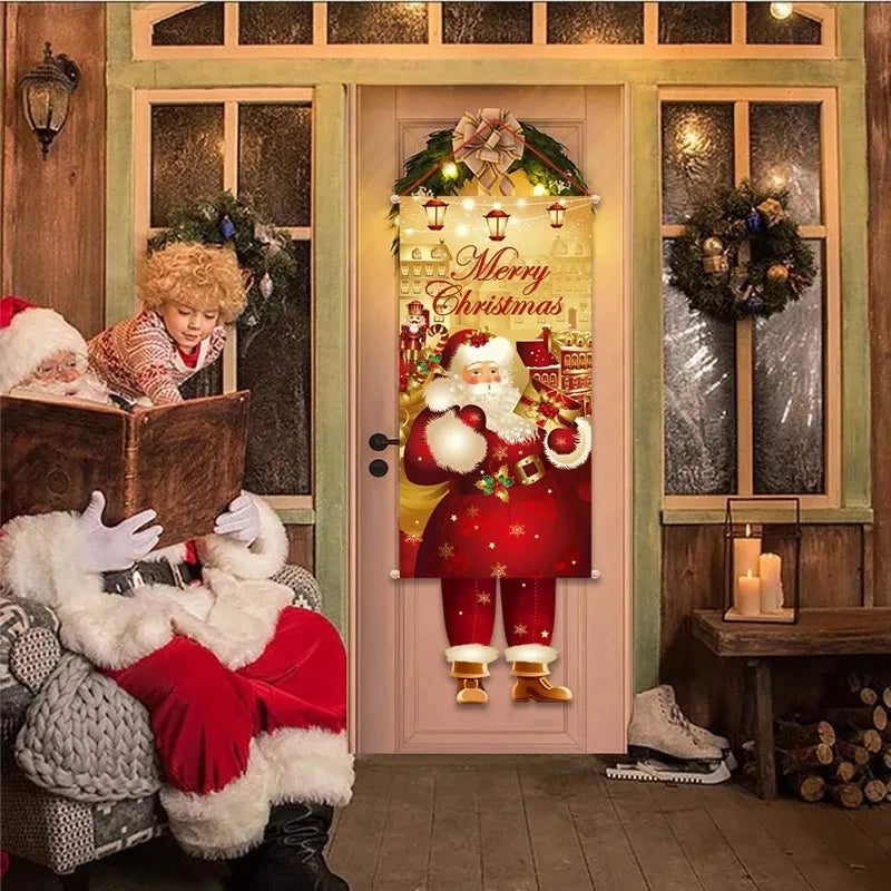 Festive Merry Christmas Door Banner Decoration - Image 5