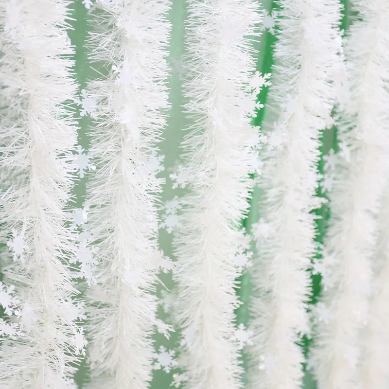 Snowflake Ribbon Garland for Festive Holiday Decor - Image 20