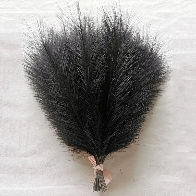 10pcs Faux Pampas Grass Bouquets for Festive Decor - Image 17