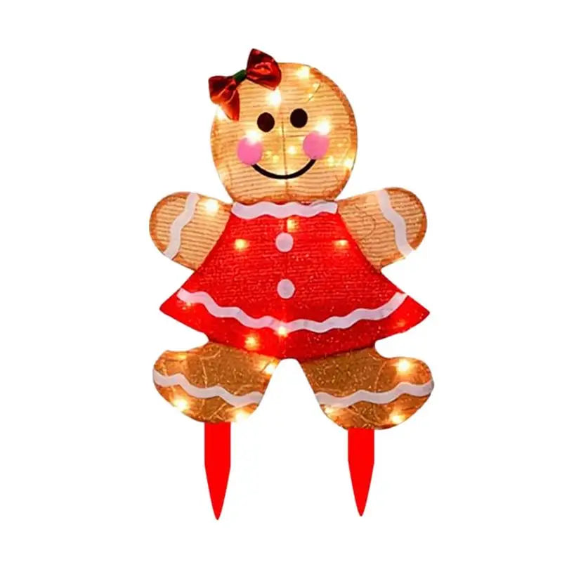 Festive LED Gingerbread Man Inflatable Decor - Image 10