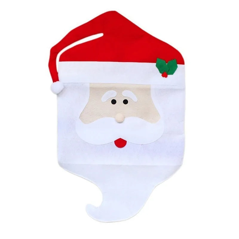 Festive Santa & Snowman Dining Chair Covers - Image 16