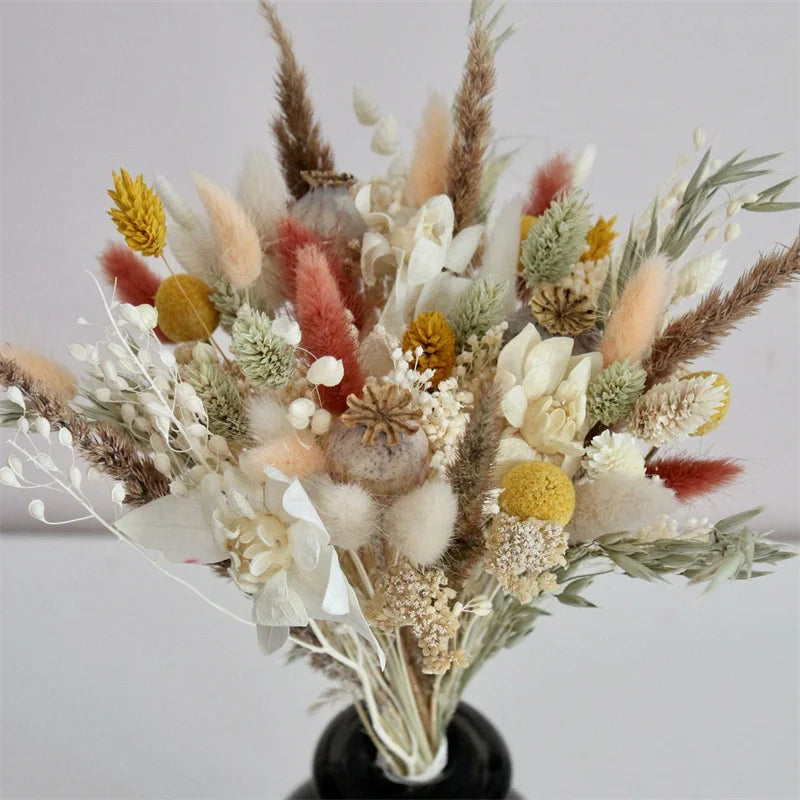30CM Boho Dried Flower Bouquet for Christmas Decoration - Image 25