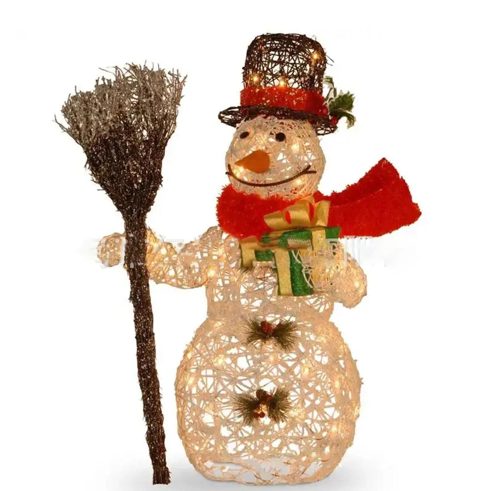Illuminated Acrylic Dog Garden Stake for Christmas - Image 10
