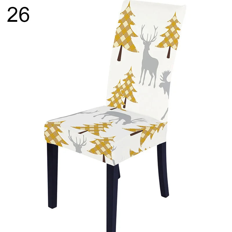 Festive Santa & Snowman Christmas Chair Covers - Image 16