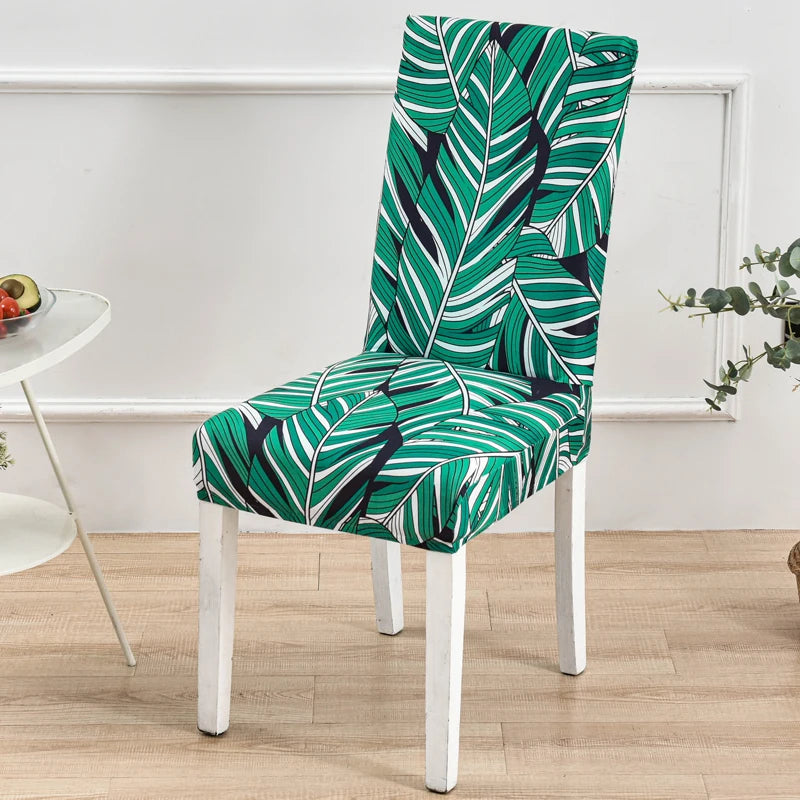 Festive Elastic Chair Covers for Holiday Cheer - Image 8