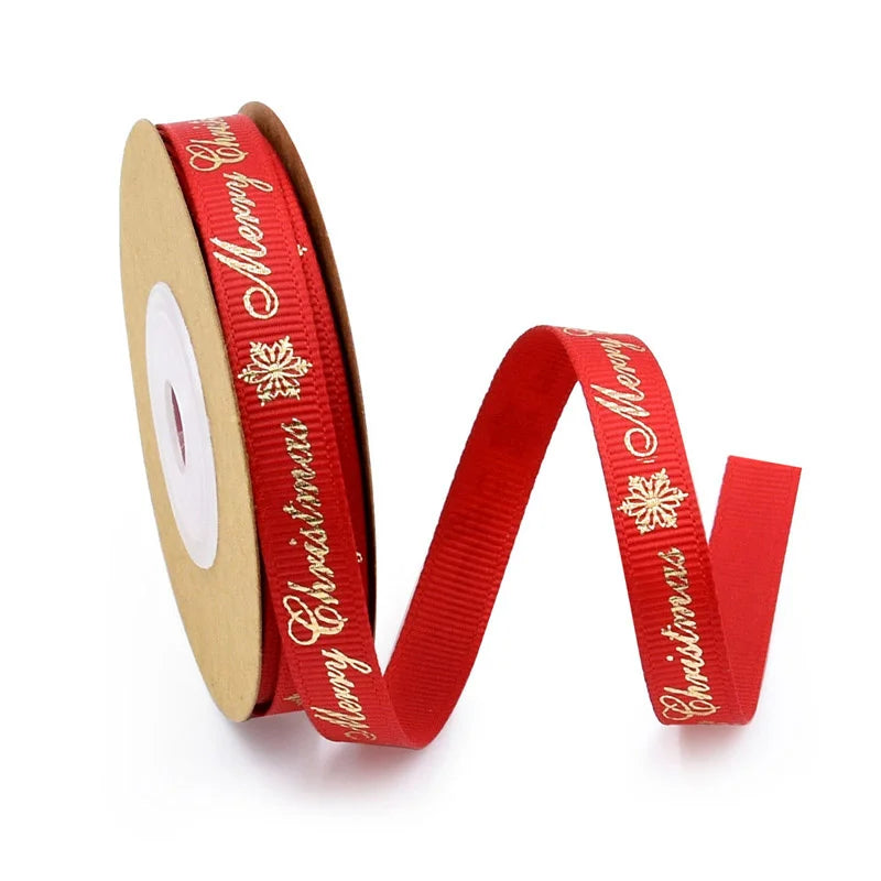 25 Yards of Festive Bronzing Grosgrain Ribbon - Image 11