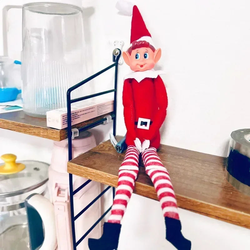 Charming Red Elf Doll for Festive Christmas Decor - Image 5