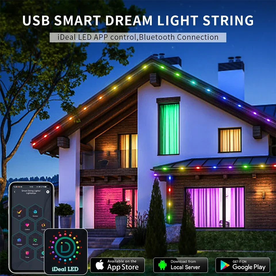 Programmable RGB LED Fairy Lights for Christmas - Image 9
