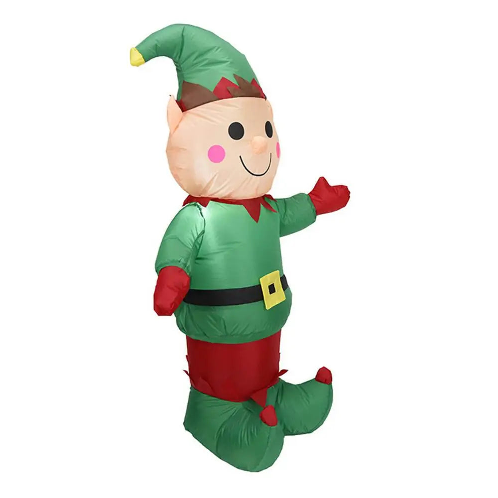 Giant Inflatable Christmas Elf with LED Lights - Image 12