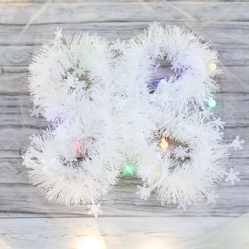 Snowflake Ribbon Garland for Festive Holiday Decor - Image 11
